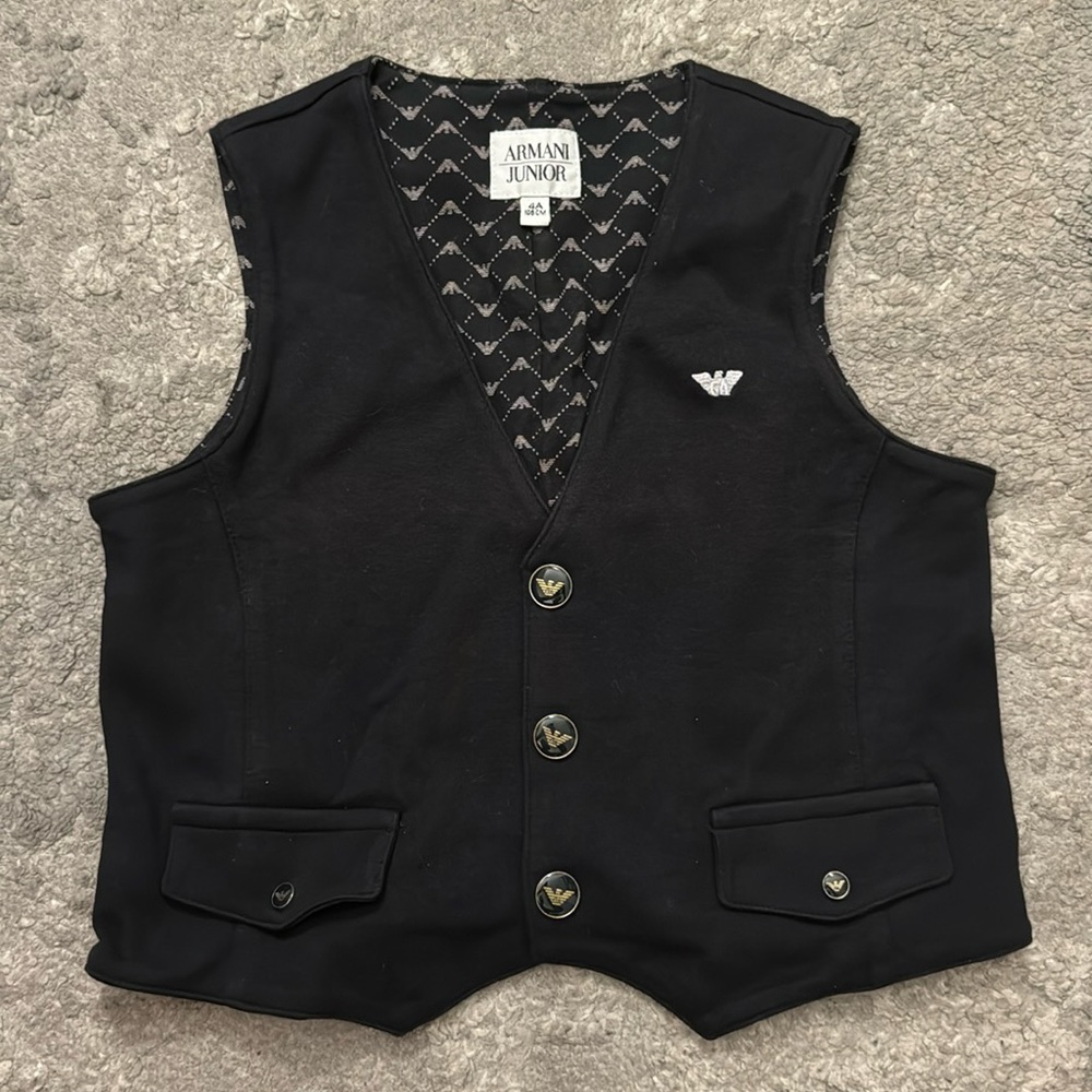 ARMANI JUNIOR BOYS VEST TODDLER 4A GOOD CONDITION